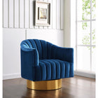 Meridian Furniture Farrah Gold Velvet Chair - Chairs