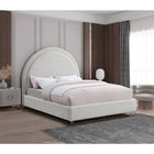 Meridian Furniture Milo Boucle Fabric King Bed - Bedroom Beds