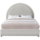 Meridian Furniture Milo Boucle Fabric King Bed - Bedroom Beds
