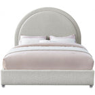 Meridian Furniture Milo Boucle Fabric Queen Bed - Bedroom Beds