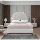 Meridian Furniture Milo Boucle Fabric Queen Bed - Bedroom Beds