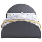 Meridian Furniture Brody Velvet Queen Bed - Bedroom Beds