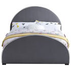 Meridian Furniture Brody Velvet King Bed - Bedroom Beds