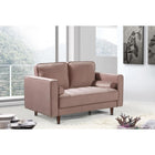 Meridian Furniture Emily Velvet Loveseat - Loveseats