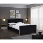 Meridian Furniture Dillard Velvet King Bed - Bedroom Beds