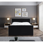 Meridian Furniture Dillard Velvet King Bed - Bedroom Beds