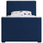 Meridian Furniture Dillard Velvet Twin Bed - Bedroom Beds