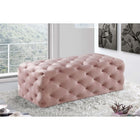Meridian Furniture Casey Velvet Ottoman / Bench - Benches