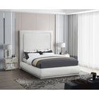 Meridian Furniture Brooke Linen Fabric Queen Bed - Bedroom Beds