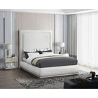 Brooke Linen Fabric King Bed - Bedroom Beds