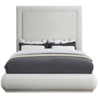 Brooke Linen Fabric King Bed - Bedroom Beds