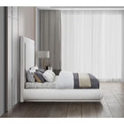 Brooke Linen Fabric King Bed - Bedroom Beds