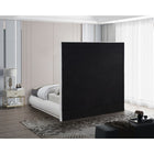 Brooke Linen Fabric King Bed - Bedroom Beds