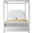 Meridian Furniture Rowan Velvet Queen Bed - Bedroom Beds