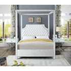 Meridian Furniture Rowan Velvet Queen Bed - Bedroom Beds