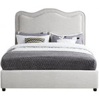 Meridian Furniture Felix Linen Fabric King Bed - Bedroom Beds