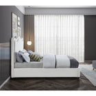Meridian Furniture Felix Linen Fabric King Bed - Bedroom Beds