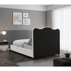 Meridian Furniture Felix Linen Fabric King Bed - Bedroom Beds