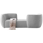 Meridian Furniture Hilton Boucle Fabric Chaise Lounge - Sofas