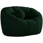 Meridian Furniture Elijah Boucle Fabric Chair - Green - Chairs