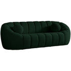 Meridian Furniture Elijah Boucle Fabric Sofa - Green - Sofas