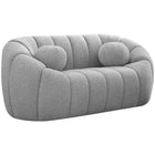 Meridian Furniture Elijah Boucle Fabric Loveseat - Loveseats