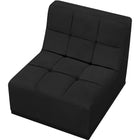 Meridian Furniture Relax Velvet Modular Armless Chair - Chairs