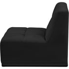 Meridian Furniture Relax Velvet Modular Armless Chair - Chairs