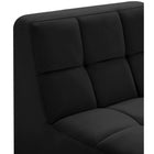 Meridian Furniture Relax Velvet Modular Armless Chair - Chairs