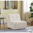 Meridian Furniture Relax Velvet Modular Armless Chair - Chairs