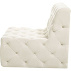Meridian Furniture Tuft Velvet Modular Armless Chair - Chairs