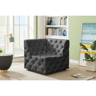 Meridian Furniture Tuft Velvet Modular Corner Chair - Chairs