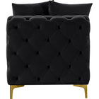Meridian Furniture Tremblay Velvet Modular Armless Chair - Chairs
