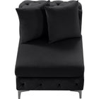 Meridian Furniture Tremblay Velvet Modular Armless Chair - Chairs