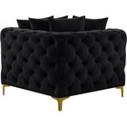 Meridian Furniture Tremblay Velvet Modular Corner Chair - Chairs