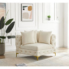 Meridian Furniture Tremblay Velvet Modular Corner Chair - Chairs