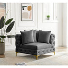 Meridian Furniture Tremblay Velvet Modular Corner Chair - Chairs