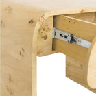 Meridian Furniture Cresthill Nightstand - Natural Burl - Nightstand