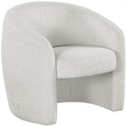 Meridian Furniture Acadia Boucle Fabric Accent Chair - Cream - Chairs