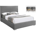 Meridian Furniture Crosby Linen Queen Bed - Bedroom Beds