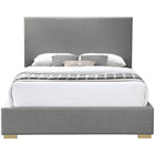 Meridian Furniture Crosby Linen Queen Bed - Bedroom Beds