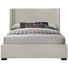 Meridian Furniture Oxford Linen Full Bed - Bedroom Beds