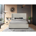 Meridian Furniture Oxford Linen Full Bed - Bedroom Beds