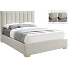 Meridian Furniture Pierce Linen King Bed - Beige - Bedroom Beds