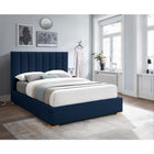 Meridian Furniture Pierce Linen King Bed - Bedroom Beds