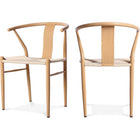 Meridian Furniture Beck Dining Chair - Oak - Dining Chairs