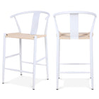 Meridian Furniture Beck Stool - White - Stools