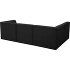 Meridian Furniture Relax Velvet Modular Sectional Sec4A - Sofas