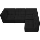 Meridian Furniture Relax Velvet Modular Sectional Sec4A - Sofas