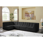 Meridian Furniture Relax Velvet Modular Sectional Sec5A - Sofas